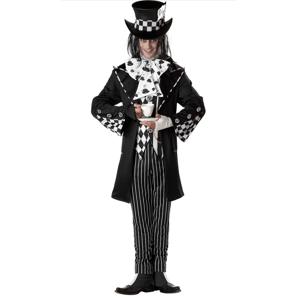 California Costumes Mens Mad Hatter Halloween Costume Large